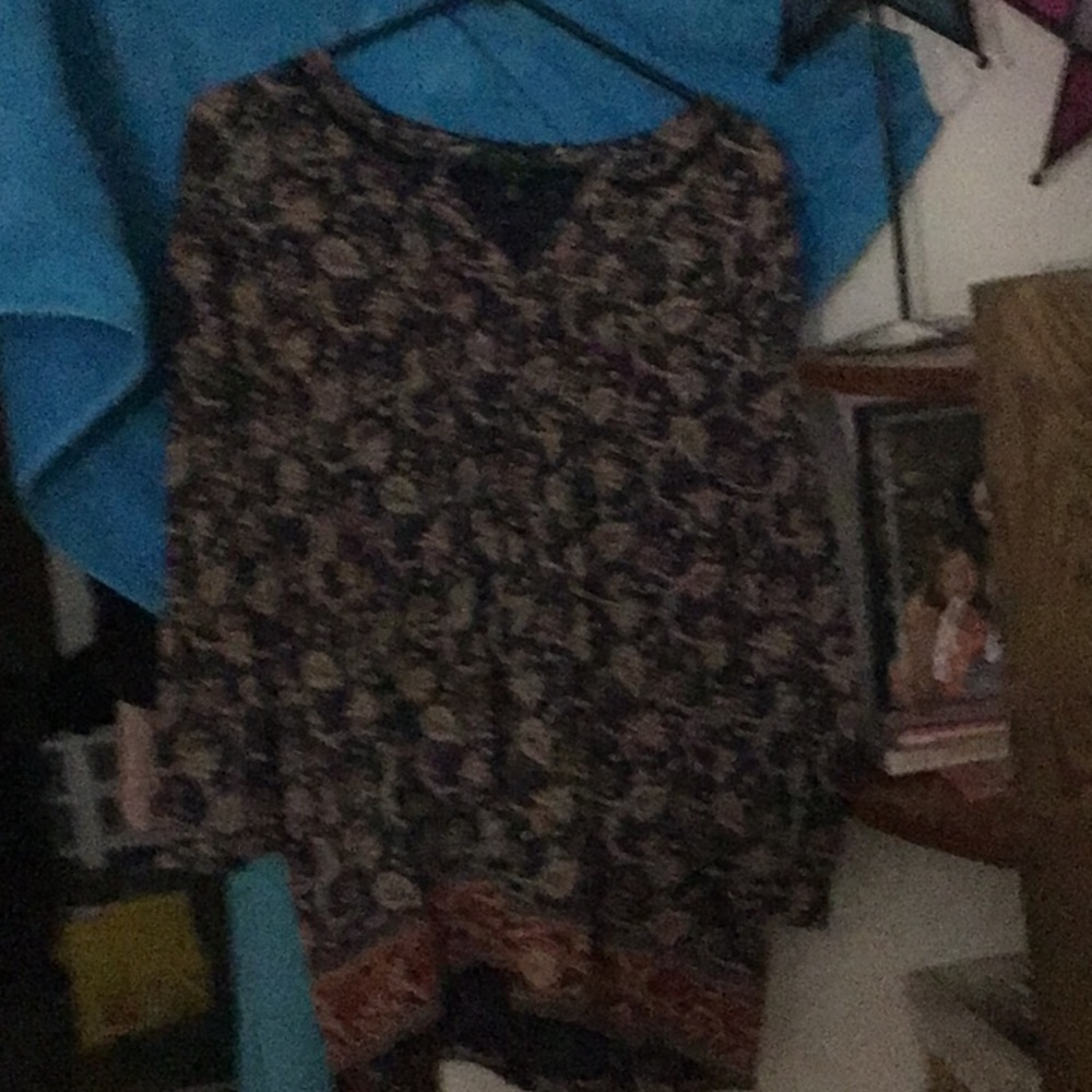 Lucky Brand top. XL. Dark, soft and comfy. Barely worn